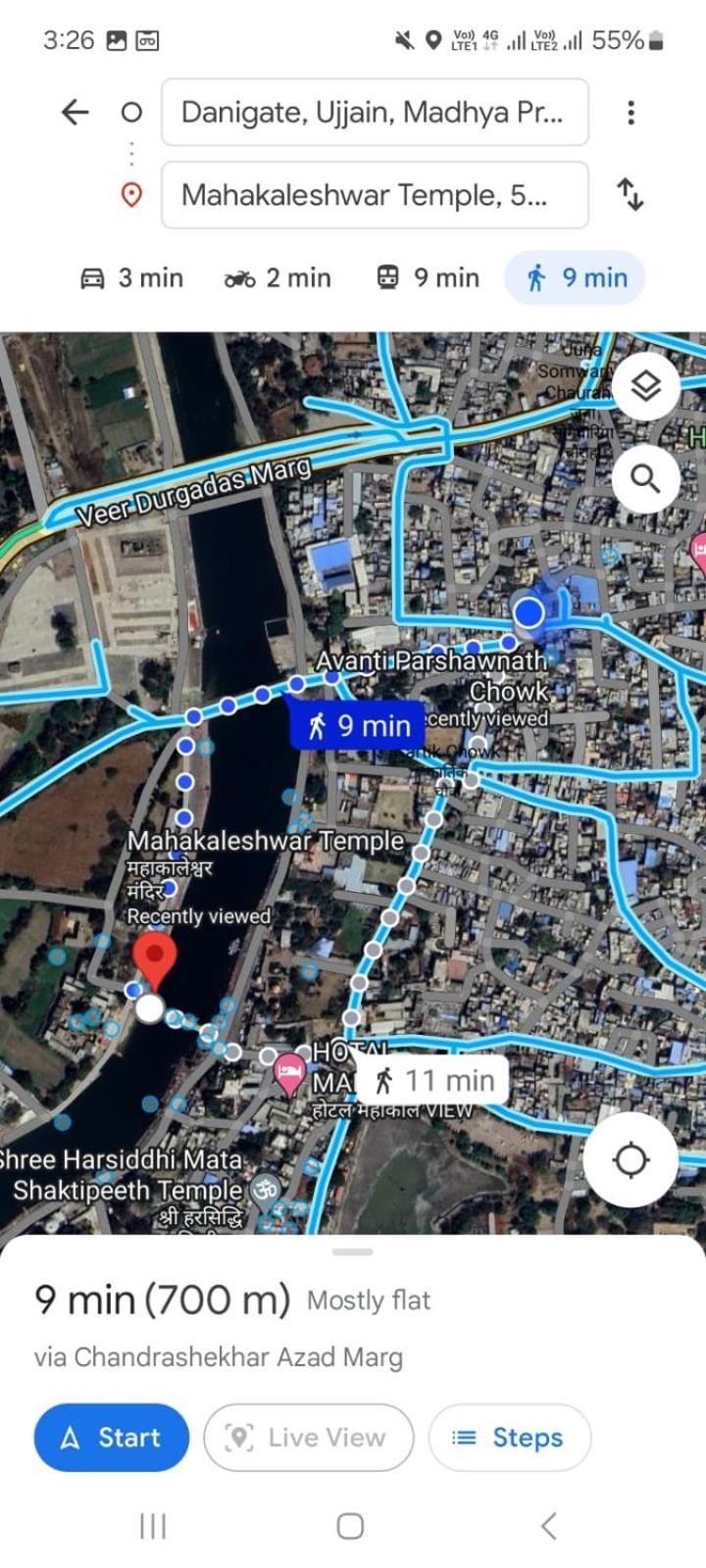 Hotel Om Palace Uddzsaín Kültér fotó